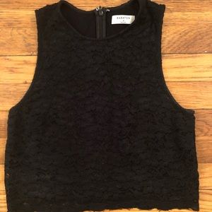 Beautiful lace black top